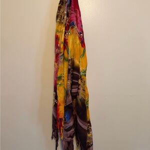 Colorful Floral Women's Scarf